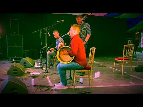 Daoiri Farrell Trio at Moseley Folk Festival 2019.