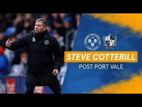 Post Port Vale | Steve Cotterill