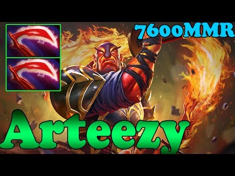 Dota 2 - Arteezy 7600 MMR Plays Ember Spirit Vol 2 - Ranked Match Gameplay!