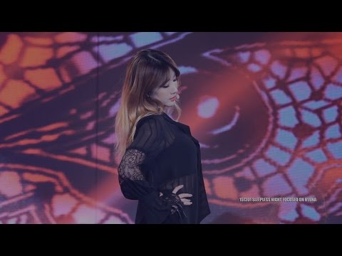 151201 K리그 대상 나인뮤지스 잠은 안오고 배는 고프고 현아 직캠