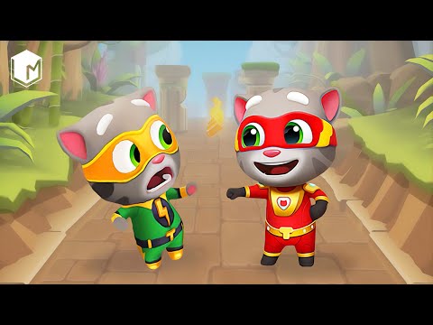 Talking Tom Hero Dash New Update vs Tom Gold Run | Talking Tom vs Hero Tom | Android & IOS Gameplay