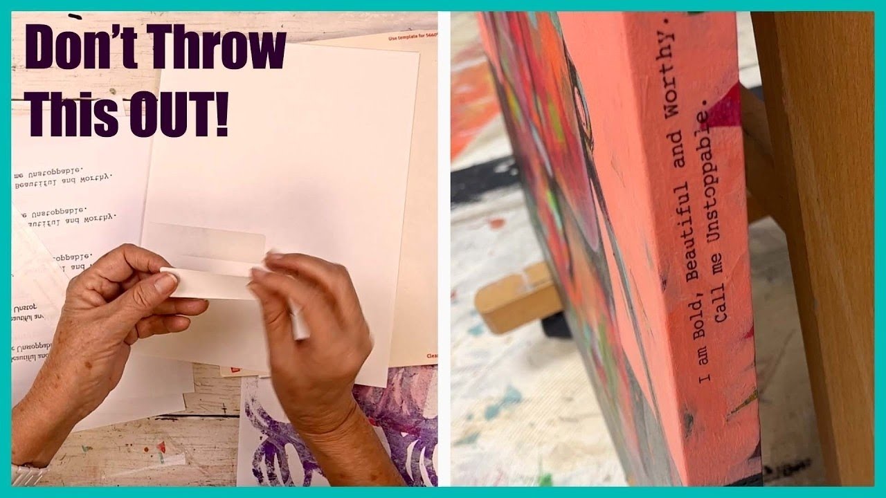 The paper transfer hack that's revolutionizing mixed media