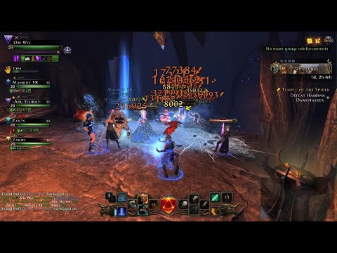 Neverwinter Master Temple of the Spider Speed Run Challenge - Thaumaturge Wizard