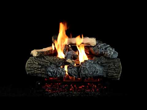 Hargrove 30 Inch Magnificent Inferno Log Set With Burner & Valve