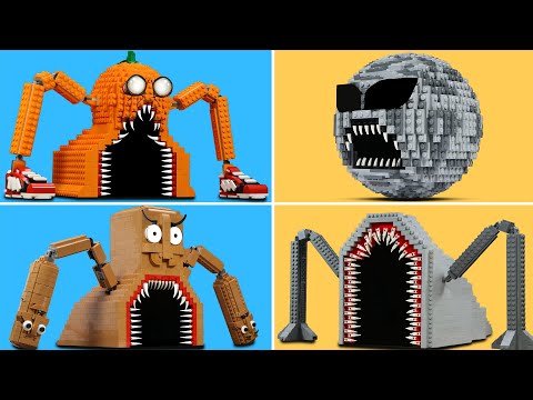 Ho costruito LEGO SEA EATER, THE MOON WAKE UP e il Mangiacervelli italiano, la PIÙ GRANDE entità ...