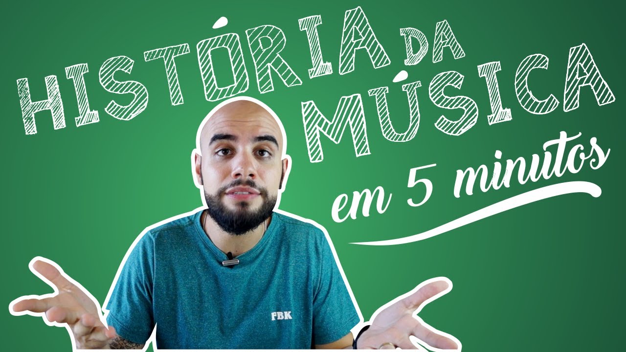 A HISTÓRIA completa da MÚSICA em 5 MINUTOS!