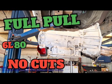 2014 Chevy Silverado Transmission Removal. 6L80 (No Cuts Video)
