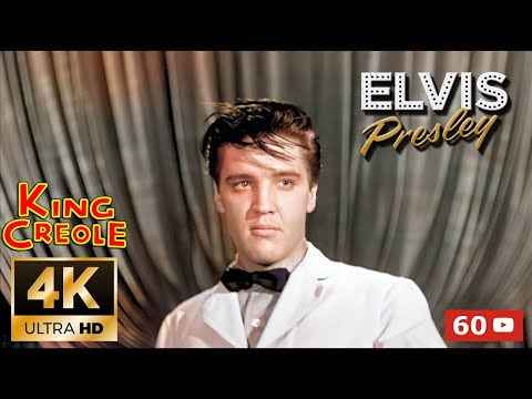 Elvis Presley AI 4K Colorized / Restored - Trouble (1958)