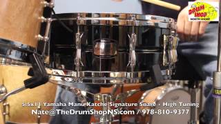 Video thumbnail for Yamaha Manu Katche Signature Snare 5.5x14 - The Drum Shop North Shore by Nate Morrison Drums