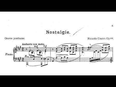 Ricardo Castro: Nostalgie, Op.44