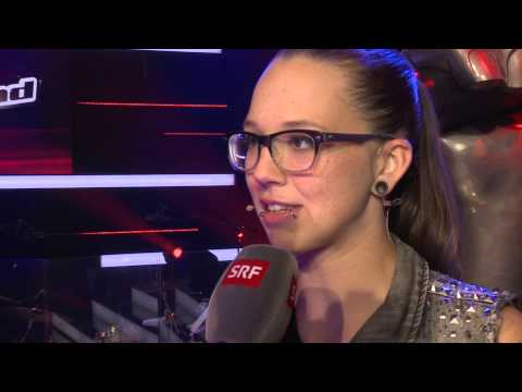 Interview mit Stefanie Heinzmann nach der letzten Blind Audition