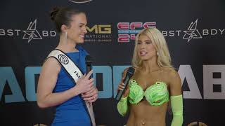 FMG International Sydney 2025 backstage interview with Emily