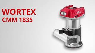Cordless Milling Machine WORTEX CMM 1835