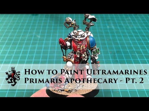 How to Paint Ultramarines - Primaris Apothecary - Part 2 - Gemstone Paints