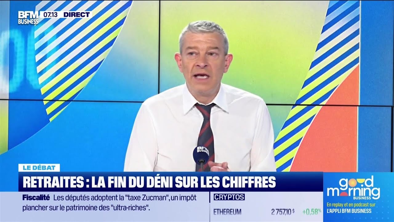 Nicolas Doze face à Jean-Marc Daniel : Retraites, la fin du déni sur les chiffres