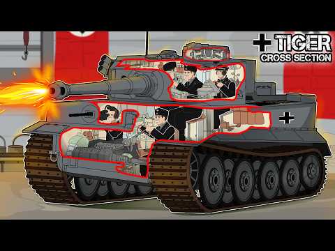 The Ultimate Tank of WW2 - The Tiger 1 (Cross Section)