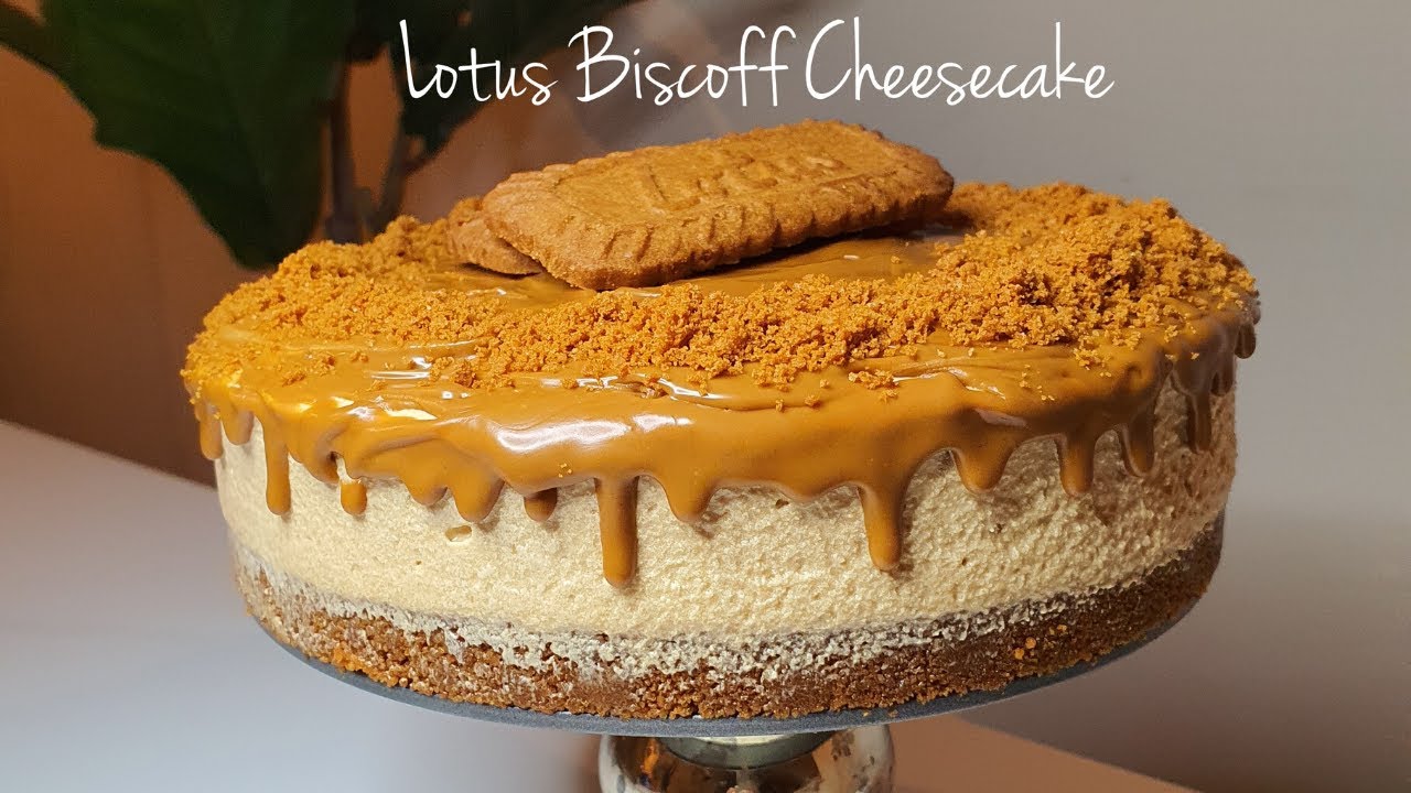 No Bake Lotus Biscoff Cheesecake Recipe | Resepi Biscoff Cheesecake Sedap & Mudah Tanpa Oven