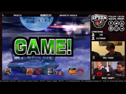Smash @ TTH - Helix / Scruffy Vs. Oreo / Iceman - Project M Doubles (Winners R1)