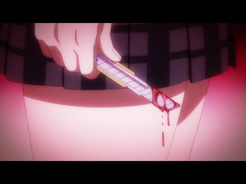 「ＡＭＶ」－ Она зарезала своих одноклассников || Грустный аниме клип