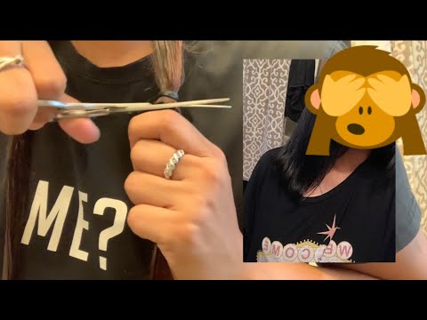 I CUT MY OWN HAIR 😳  | NICANICS