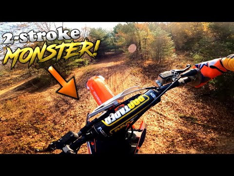 THIS 2-STROKE IS WILD!! *First Ride on my KTM 250SX*