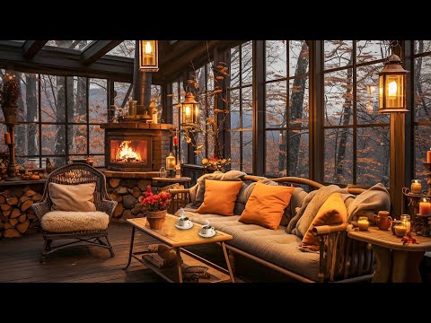 Warm Winter Cafe 🪔 Smooth Jazz Piano Music RelaxWorkStudy - Soothing Background Music