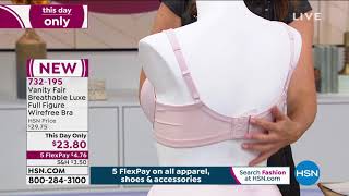 Vanity Fair Breathable Luxe Full Figure Wirefree Bra