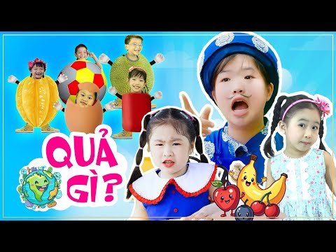 Quả Gì, Cả Nhà Thương Nhau - Nhạc Thiếu Nhi Vui Nhộn Hay Nhất 4K | Khánh Vy, Mai Vy, Candy Ngọc Hà