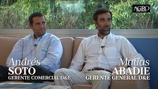 Andrés Soto, Gerente Comercial y Matías Abadie, Gerente General - D&E