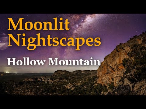 Mondbeschienene Nachtlandschaften auf dem Hollow Mountain