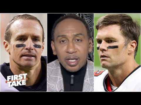 斯蒂芬-A.仍然給了小牛隊一個優勢，讓他們贏得了NFC的冠軍 - First Take (Stephen A. still gives the Bucs the edge over the Saints to win the NFC | First Take)