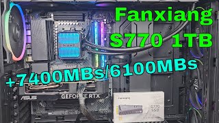 The Fanxiang S770 SSD +7,400MBs