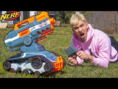 RC NERF TANK!!