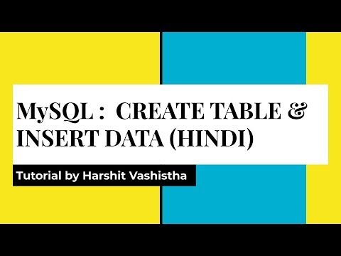 Learn SQL CREATE TABLE INSERT VALUES - Mind Luster