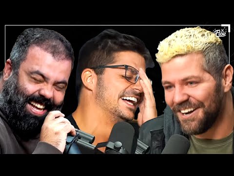 FILA de PIADAS RUINS no FLOW (Márcio Donato, Victor Sarro e Vinheteiro)