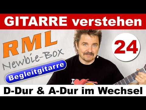 RML Newbie-Box Begleitgitarre 24 - D Dur und A Dur im Wechsel