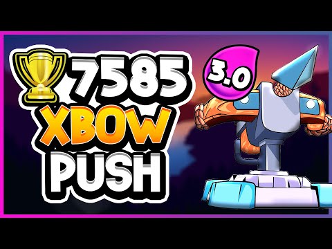 Final Top 200 Ladder Push with 3.0 Xbow Cycle — Clash Royale