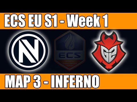 Team EnVyUs vs G2 eSports | Map 3 (Inferno) | Week 1 ECS EU Season 1 2016 CS:GO