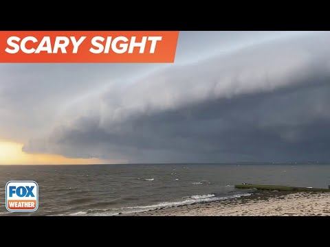 Watch: Large Shelf Cloud Takes Over North Truro, Massachusetts