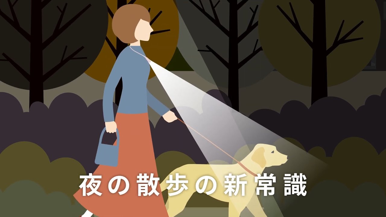 LED ネックライト®「夜の犬の散歩」篇【パナソニック公式】