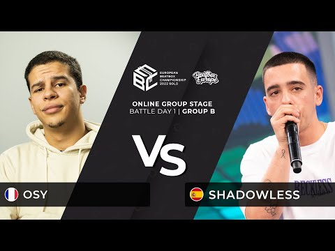 Osy 🇫🇷 vs. Shadowless 🇪🇸 // European Beatbox Championship 2022