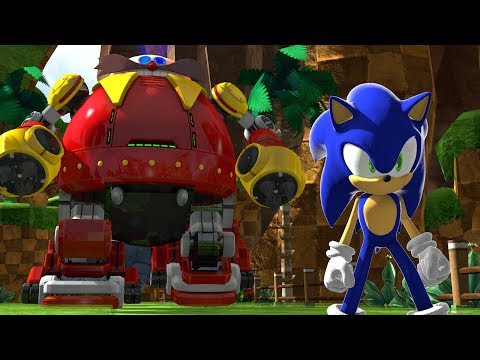 Sonic vs Death Egg Robot in Green Hill Zone | MEGA X