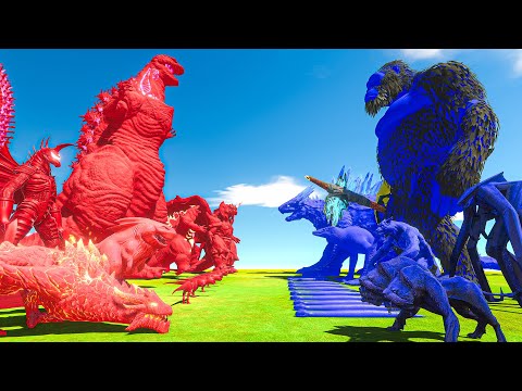 SHIN GODZILLA (4th Form) TEAM vs LEGENDARY KONG (Axe) TEAM – ARBS