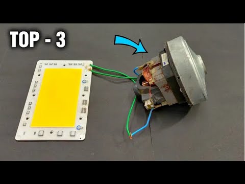 Convert 220v 1000W AC Air Blower to 12v DC Motor Blower Runs on Battery The Professor HINDI