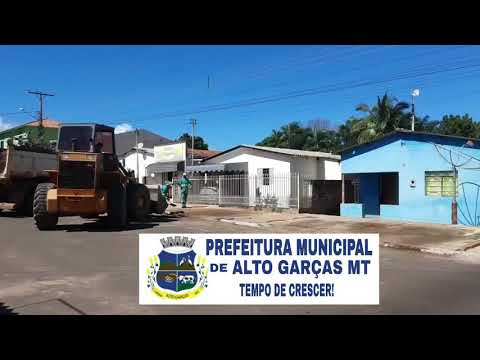 A Prefeitura de Alto Garças realiza em toda a cidade o 5º Mutirão de Limpeza - Av Benedito Soares
