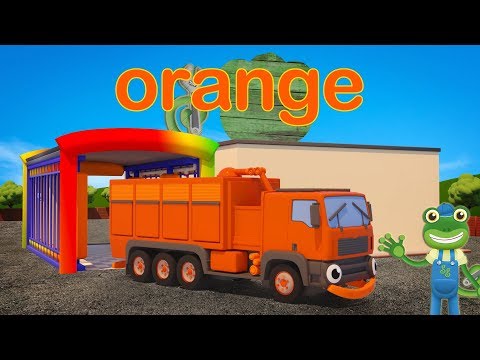 Learn Colors with Trucks | Gecko’s Big Truck Hide and Seek | Gecko's Garage