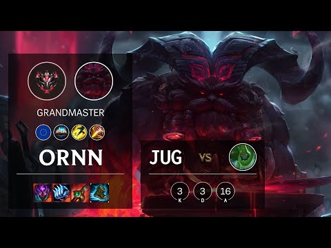 Ornn Jungle vs Zac - EUW Grandmaster Patch 10.15