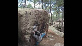 Video thumbnail de Lanzayemas, 7b (sit). Albarracín