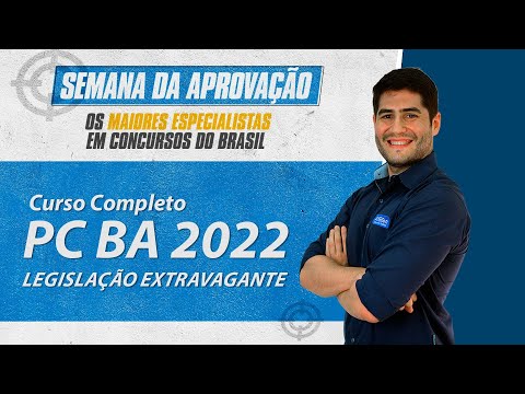 Curso Completo PC BA 2022 - Legislação Extravagante - AlfaCon