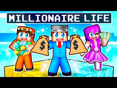 Having a MILLIONAIRE LIFE in Minecraft!
